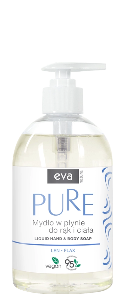 EVA NATURA PURE Mydło w płynie len